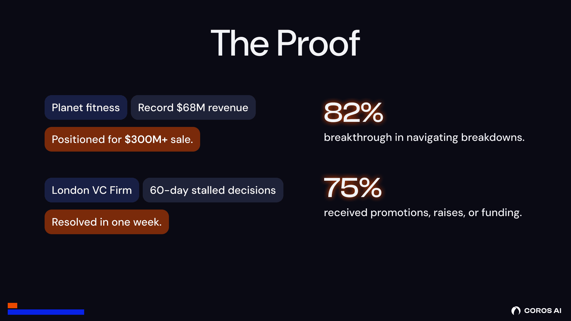 Investment pitch deck, slide 5.